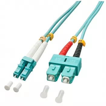 Lindy 2,0 m OM3 LC - SC dvipusis InfiniBand / šviesolaidinis kabelis 2 m Turkio