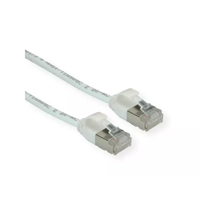 Tinklo kabelis ROLINE 21.15.1699 0,3 m Cat6a U/FTP RJ-45 Baltas