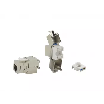 Cat.6A ekranuotas Keystone lizdas be įrankių Equip 767222