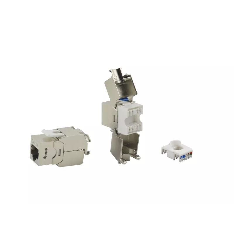 Cat.6A ekranuotas Keystone lizdas be įrankių Equip 767222