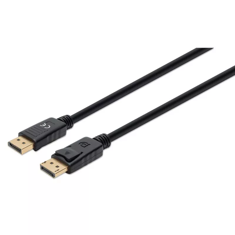 Manhattan DisplayPort 1.4 kabelis 8K@60Hz 2m PVC kištukas-kištukas