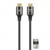 HDMI laidas su Ethernet Manhattan 8K@60Hz 2m pintas patinas-patinas juodas