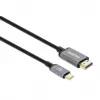 Manhattan USB-C į HDMI laidas, 4K@60Hz, 1m, juodas, vyriškas į vyrišką, trejų metų garantija, atitinka CDP2HD2MBNL