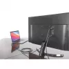 Manhattan USB-C į HDMI laidas, 4K@60Hz, 1m, juodas, vyriškas į vyrišką, trejų metų garantija, atitinka CDP2HD2MBNL