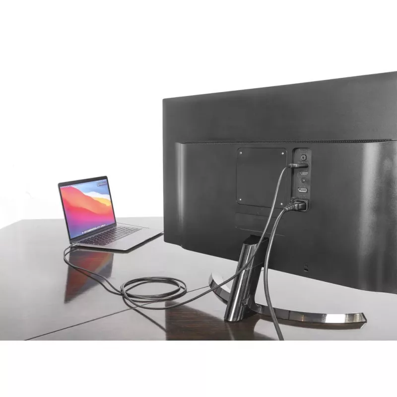 Manhattan USB-C į HDMI laidas, 4K@60Hz, 1m, juodas, vyriškas į vyrišką, trejų metų garantija, atitinka CDP2HD2MBNL