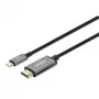 Manhattan USB-C į HDMI kabelis, 4K@60Hz, 2 m, juodas, kištukas–kištukas, trejų metų garantija, atitinka CDP2HD2MBNL