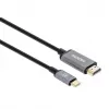 Manhattan USB-C į HDMI kabelis, 4K@60Hz, 2 m, juodas, kištukas–kištukas, trejų metų garantija, atitinka CDP2HD2MBNL