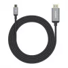 Manhattan USB-C į HDMI kabelis, 4K@60Hz, 2 m, juodas, kištukas–kištukas, trejų metų garantija, atitinka CDP2HD2MBNL