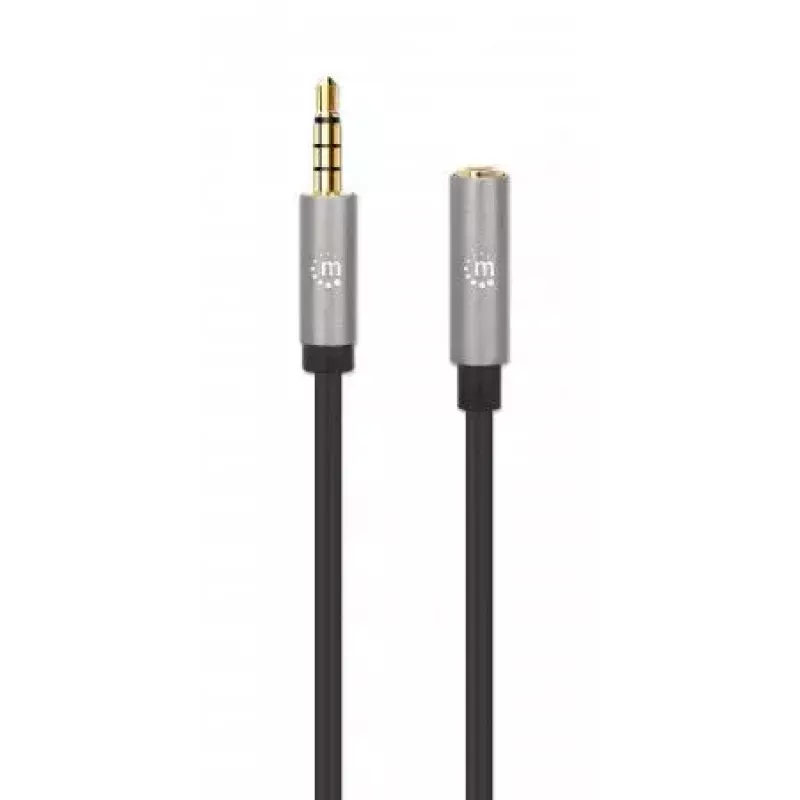 Garso ilginimo kabelis Manhattan 3,5 mm 3 m kištukas/lizdas