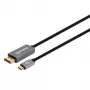 USB-C į DisplayPort kabelis Manhattan CDP2DP146B 8K 2m