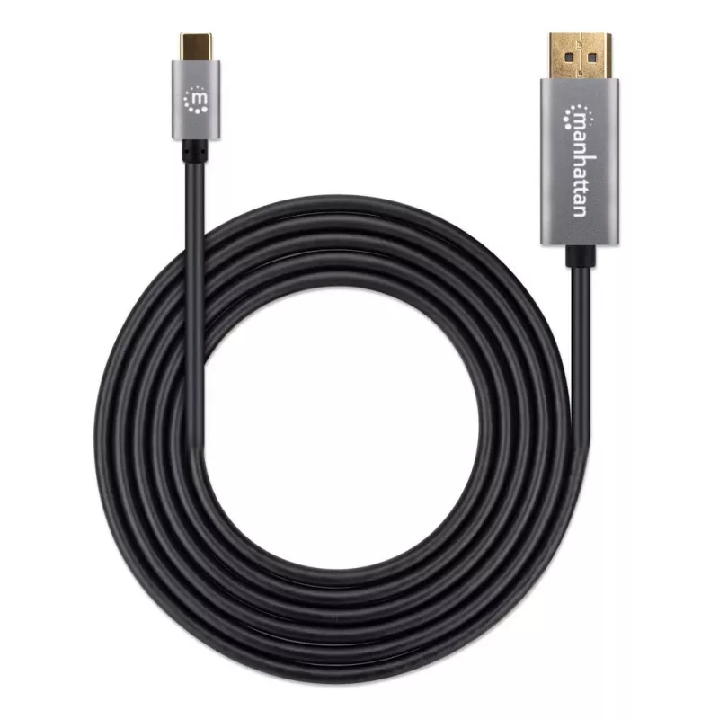 USB-C į DisplayPort kabelis Manhattan CDP2DP146B 8K 2m