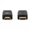 Manhattan HDMI laidas su Ethernet (plokščias), 4K@60Hz (aukštos kokybės didelės spartos), 5 m, kištukas–kištukas, juodas, Ultra HD 4k x 2k, visiškai ekranuotas, paauksuoti kontaktai, garantija visam naudojimo laikui
