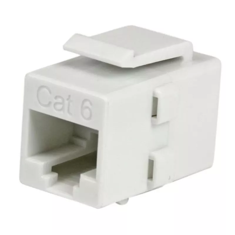 StarTech.com baltas Cat 6 RJ45 „Keystone“ lizdo tinklo mova – F/F