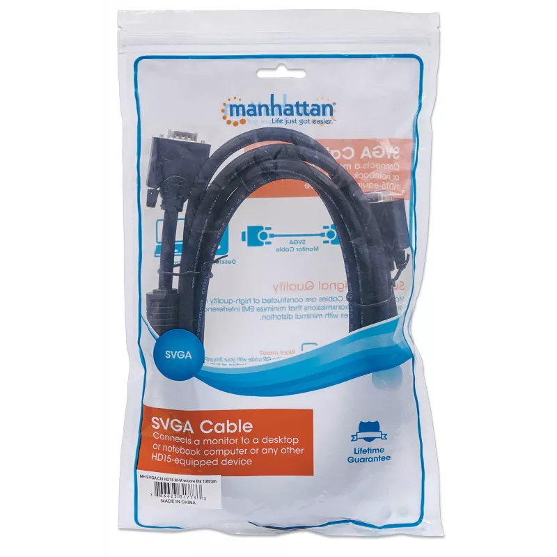 VGA Monitorio laidas Manhattan 317733