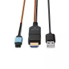 Lindy 38360 InfiniBand / šviesolaidinis kabelis 100 m MPO įvairiaspalvis