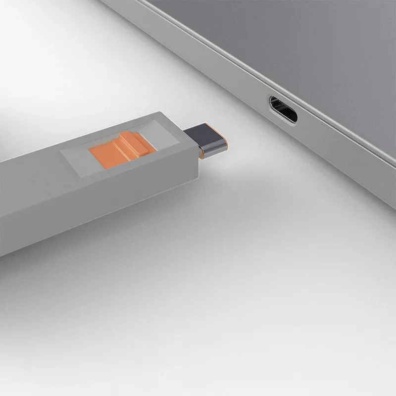 Port blocker key Lindy USB Type C Port Blocker Key Pack of 4 Blockers Oranžinė