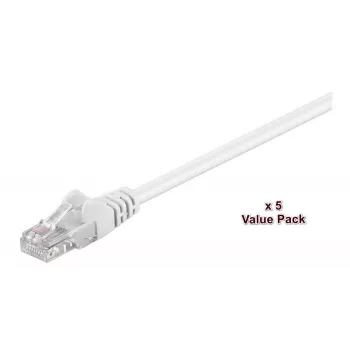 Microconnect V-UTP515WVP tinklo kabelis Baltas 15 m Cat5e U/UTP (UTP)