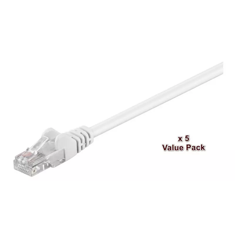 Microconnect V-UTP515WVP tinklo kabelis Baltas 15 m Cat5e U/UTP (UTP)