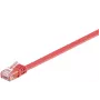 Microconnect V-UTP601R-FLAT tinklo kabelis raudonas 1 m Cat6 U/UTP (UTP)