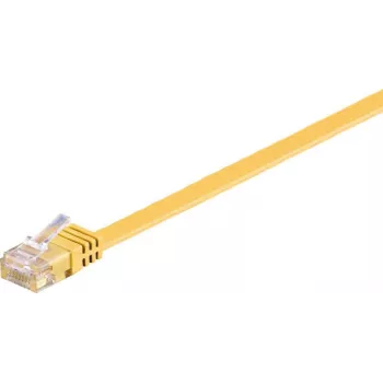 Microconnect V-UTP601Y-FLAT tinklo kabelis geltonas 1 m Cat6 U/UTP (UTP)