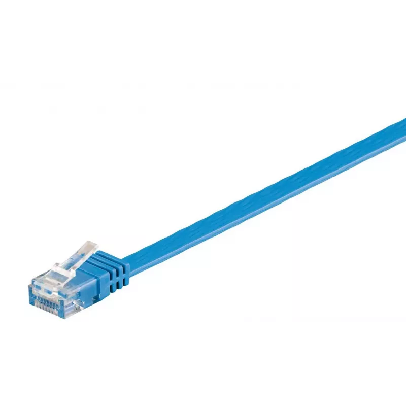 Microconnect V-UTP602B-FLAT tinklo kabelis, mėlynas, 2 m, Cat6 U/UTP (UTP)