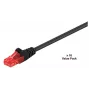 Microconnect V-UTP610SVP tinklo kabelis Juodas 10 m Cat6 U/UTP (UTP)