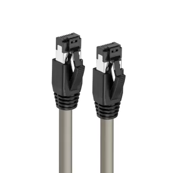Microconnect MC-SFTP801 tinklo kabelis, pilkas, 1 m, Cat8.1, S/FTP (S-STP)