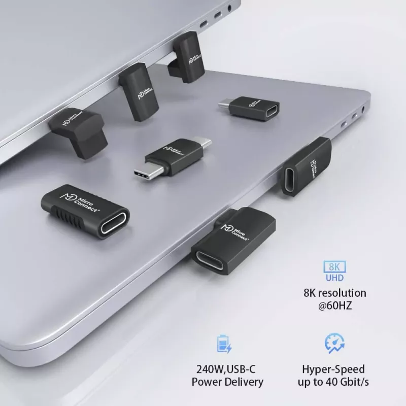 Microconnect USB4-CCF-240W USB kabelis 0 m USB C juodas