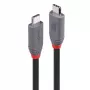 USB 4 kabelis Lindy 2 m 240 W Type C 40 Gbit/s, USB4 Gen 3x2, juodas