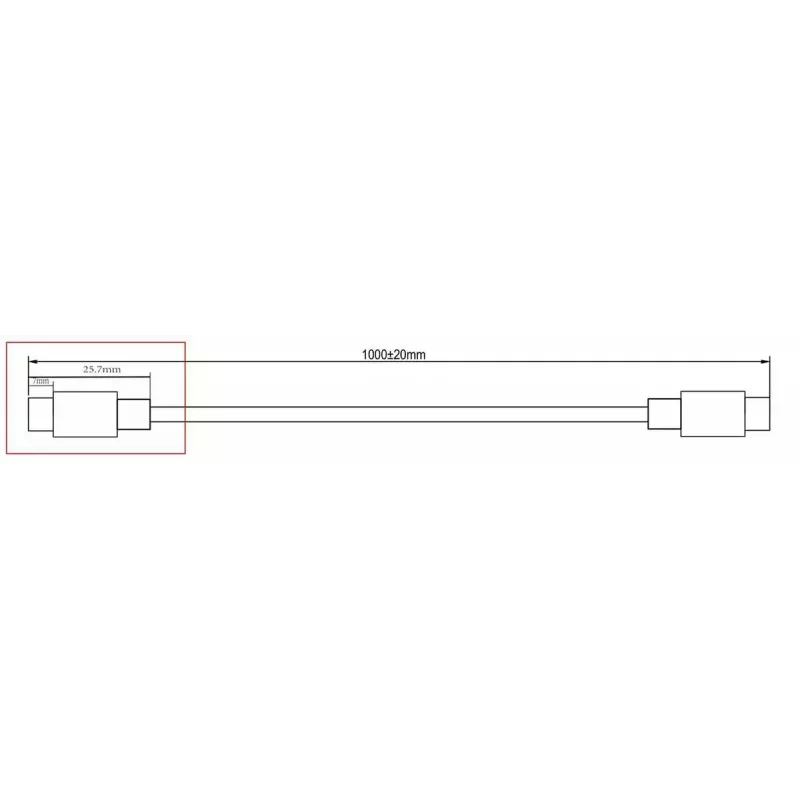 Microconnect DOCKUSB3.2CC1 USB laidas USB 3.2 Gen 2 (3.1 Gen 2) 1 m USB C juodas