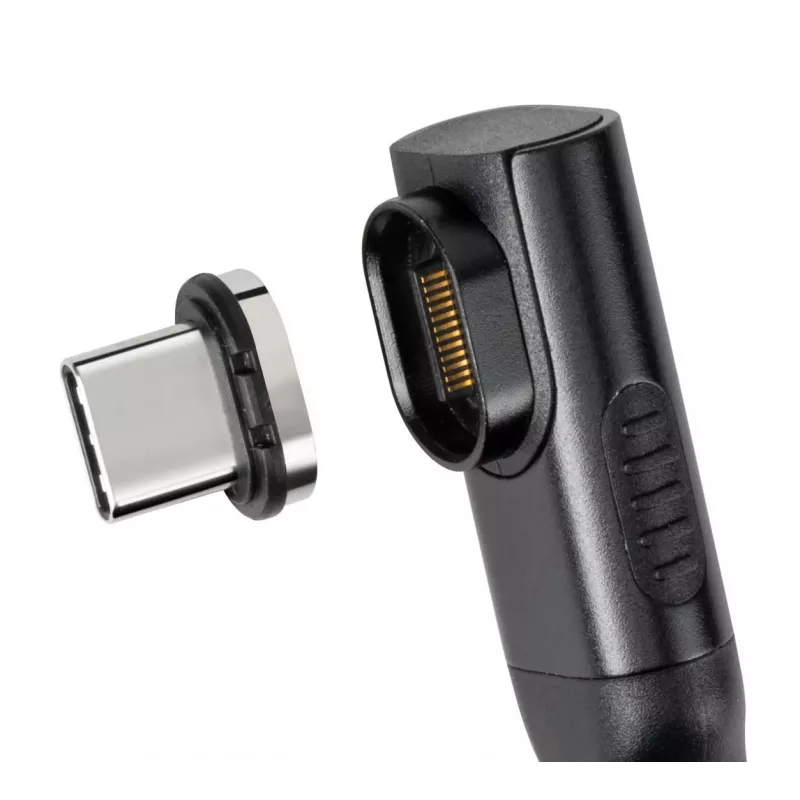 USB4 magnetinis kištukas MicroConnect MC-LS-USB4MP2S — USB4 laidas, 40 Gbps duomenų perdavimas, 100 W maitinimo tiekimas