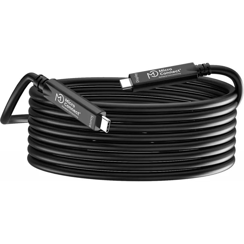 USB-C laidas MicroConnect MC-USB3.2CC075-8K-OP 7,5 m — USB-C į USB-C, 7,5 m ilgis