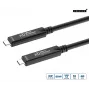USB-C laidas MicroConnect MC-USB3.2CC10-8K-OP 10 m, palaiko iki 8K