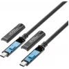 USB-C laidas MicroConnect MC-USB3.2CC10-8K-OP 10 m, palaiko iki 8K