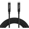 USB-C kabelis MicroConnect MC-USB3.2CC15-8K-OP, 15 m, USB-C į USB-C, 8K palaikymas