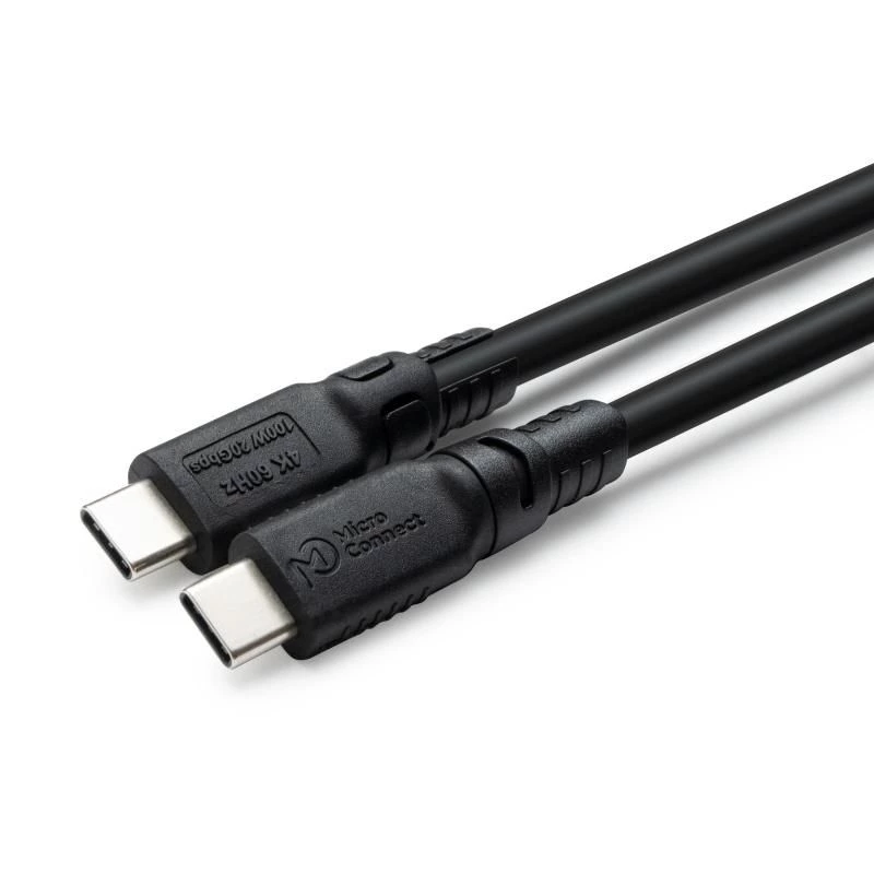 USB-C laidas MicroConnect ColorFlex 100W USB3.2CC02 – USB-C į USB-C, 100W energijos tiekimas, suderinamas su USB 3.2