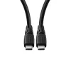 USB-C laidas MicroConnect ColorFlex 100W USB3.2CC02 – USB-C į USB-C, 100W energijos tiekimas, suderinamas su USB 3.2