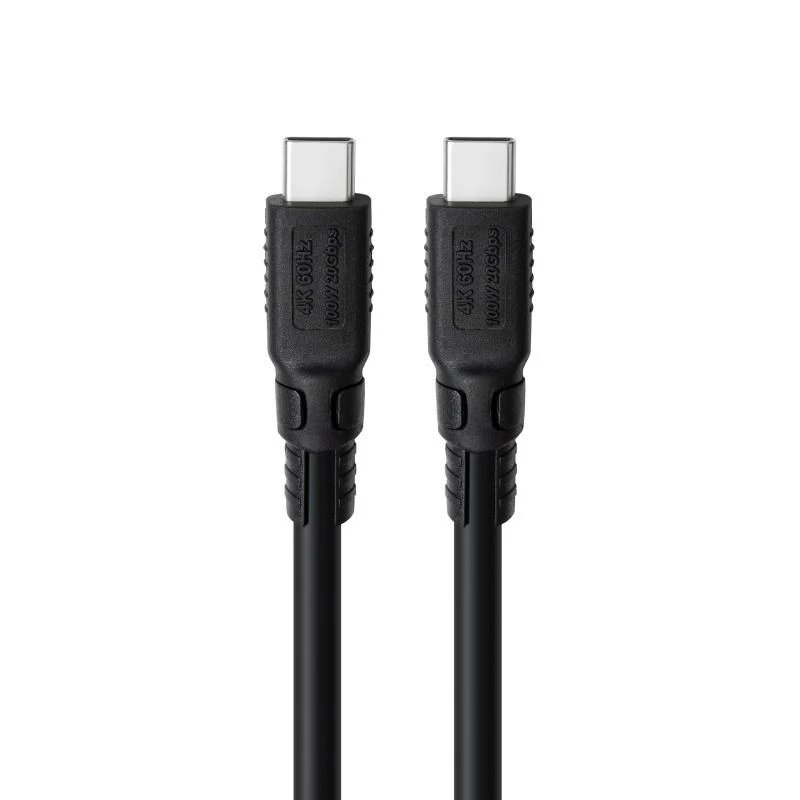 USB-C laidas MicroConnect ColorFlex 100W USB3.2CC03-LSZH, USB-C į USB-C, USB 3.2, 100W PD, LSZH apvalkalas