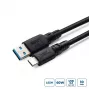 USB-C į USB-A adapterio laidas MicroConnect USB3.2AC1-LSZH, 1 m, USB 3.2