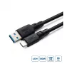 USB-C į USB-A adapteris MicroConnect USB3.2AC3-LSZH — USB 3.2 Gen 1 duomenų adapteris, LSZH apvalkalas