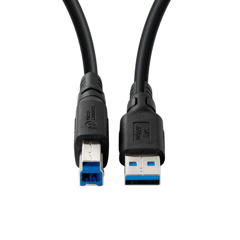 USB A–B laidas MicroConnect ColorFlex USB 3.2 Gen 1 (USB 3.0) 1 m, LSZH