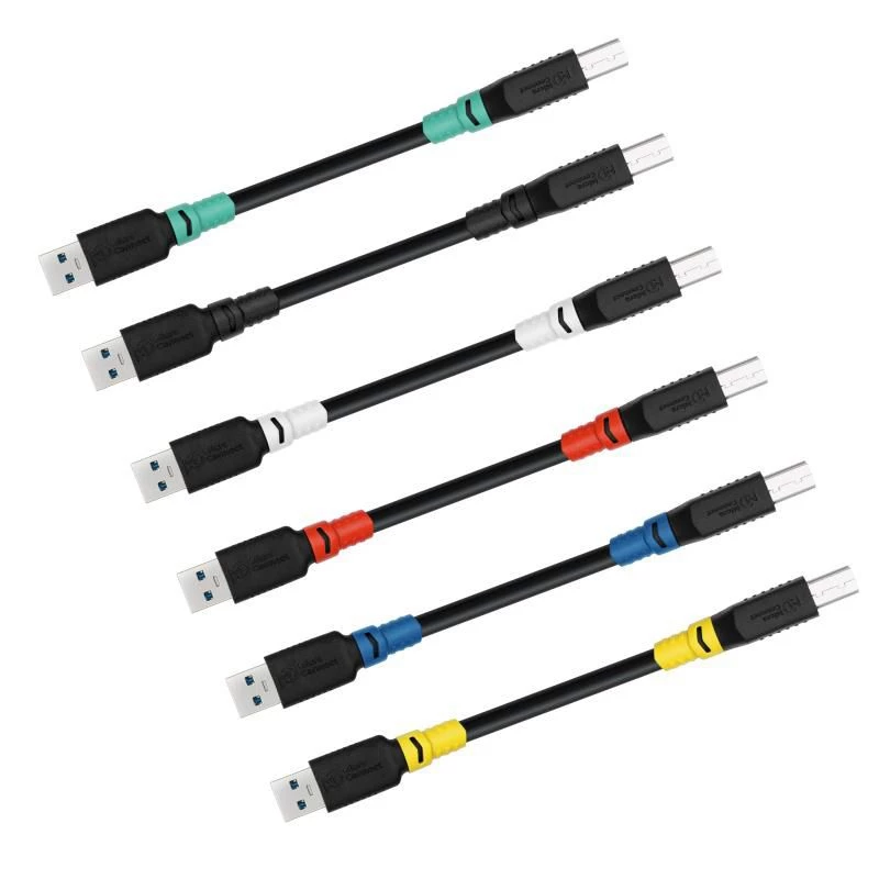 USB A–B duomenų kabelis MicroConnect USB3.0AB2B‑LSZH 2 m, USB 3.2 Gen 1 (Micro-B/B), mažai dūmų, be halogenų