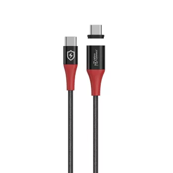 USB-C magnetinis maitinimo laidas MicroConnect MC-MAGNETIC-CUSBC-SC-240W — 240W galios tiekimas, nuimama magnetinė jungtis