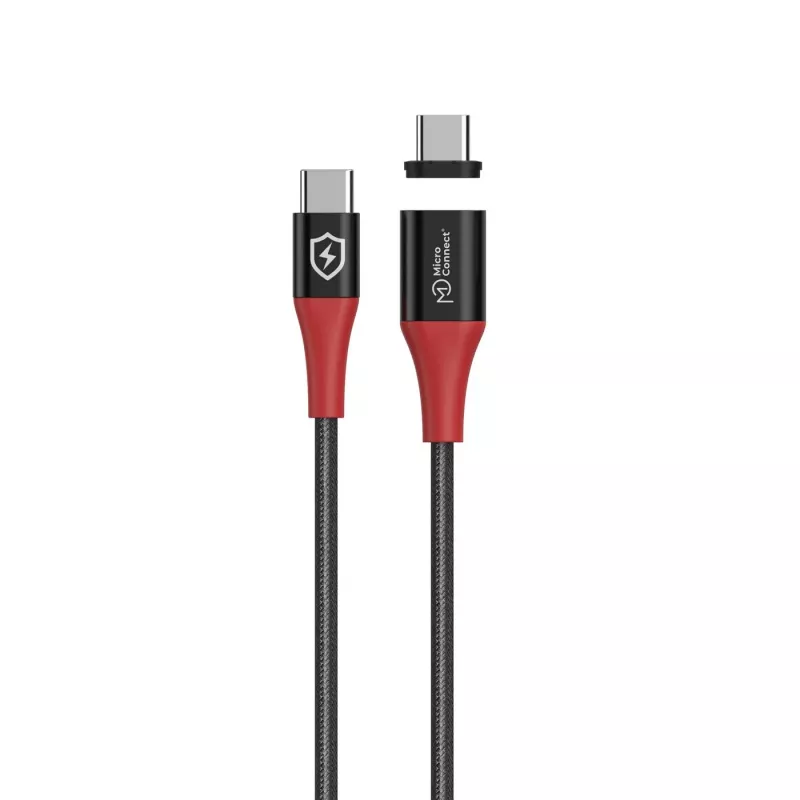 USB-C magnetinis maitinimo laidas MicroConnect MC-MAGNETIC-CUSBC-SC-240W — 240W galios tiekimas, nuimama magnetinė jungtis