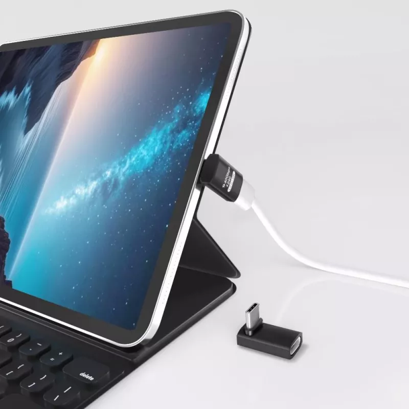 USB4 laidas MicroConnect USB4-CCFAS90-240W — 240 W energijos tiekimas, 40 Gbps duomenų perdavimas, USB-C į USB-C