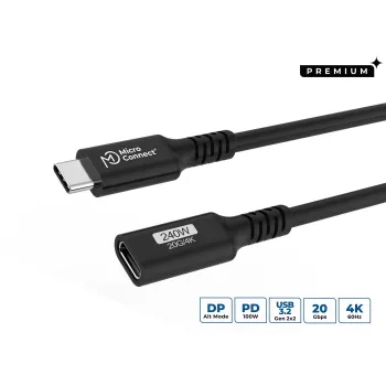 USB laidas MicroConnect USB3.2CC05EX 5Gbps 1m Type-C į Type-C