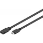 Microconnect MC-ITH-USBC-EX-002 USB laidas USB 3.2 Gen 1 (3.1 Gen 1) 1,8 m Juodas