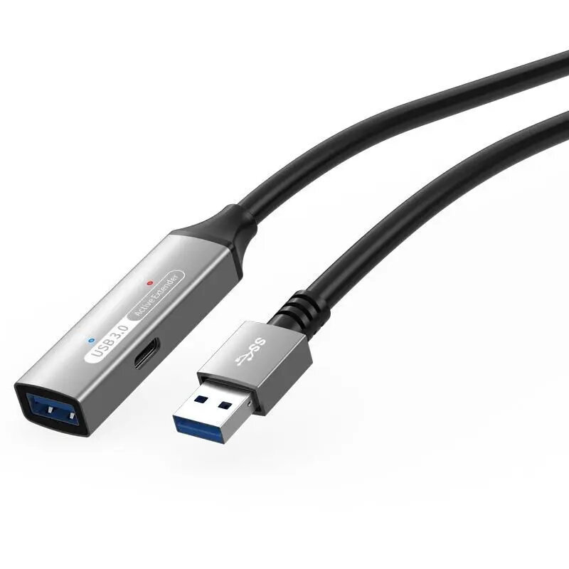Microconnect USB3.0AAF20A USB laidas 20 m USB A Juoda