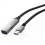 Microconnect USB3.0AAF20A USB laidas 20 m USB A Juoda