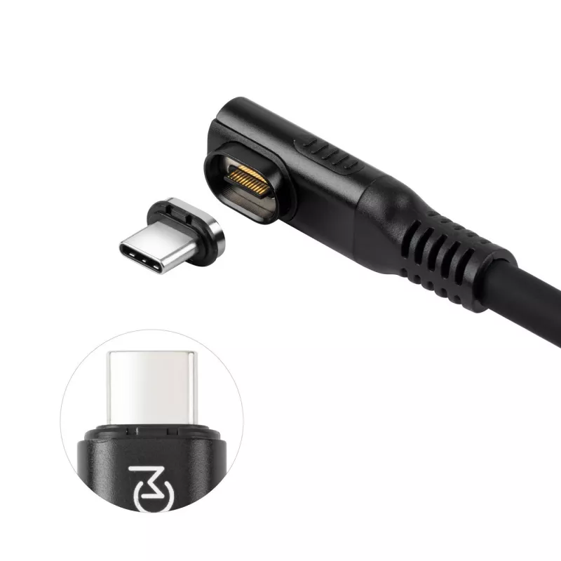 Microconnect MC-LS-USB4CC1.0-A USB laidas 1 m USB C Juoda